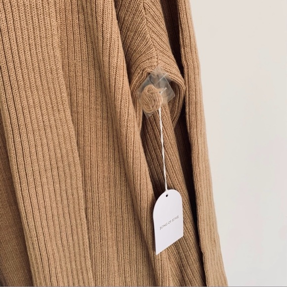 Song of Style “Pawnie” Cardigan in Camel - Picture 4 of 8